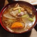 cococo710's cooksnap of when they made ★簡単！具だくさん！絶品豚汁★.