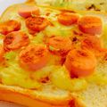 柚子♡⸝⸝⸝'s cooksnap of when they made ✿魚ニソｄeカレーマヨチートースト✿.