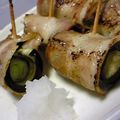 yochiko_do_ob's cooksnap of when they made ☰長なすで、ねぎとベーコンの巻き揚げ☰.