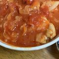 手抜きクック's cooksnap of when they made 簡単♪チキンと千切りキャベツのトマト煮.
