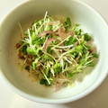 azbjbn's cooksnap of when they made 貝割れと茗荷のおかかまぶし納豆和え.