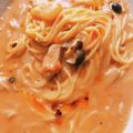 クック9260HF☆'s cooksnap of when they made シチューリメイク！トマトクリーム風パスタ.