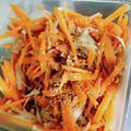 梶清智志's cooksnap of when they made 人参とエノキのナムル.