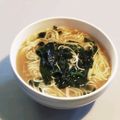 神風＊'s cooksnap of when they made 豚冷しゃぶのゆで汁で☆卵スープ.
