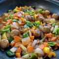 お塩と砂糖's cooksnap of when they made レトルトミートボールで本格酢豚風！.