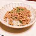 チコリママ's cooksnap of when they made 簡単、とりそぼろ.