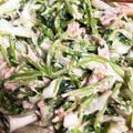 黒豆にゃんこ☆'s cooksnap of when they made 超簡単子供が喜ぶ　無限豆苗とツナのサラダ.