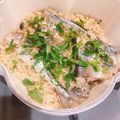 ちび☆あず's cooksnap of when they made シェフが教える誰でも炊ける簡単さんまご飯.