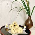タシー's cooksnap of when they made うさぎのお月見まんじゅう♪.