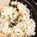 ミツマメ's cooksnap of when they made あの店の＊鮭の土鍋炊き込みご飯。.