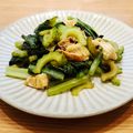 かなりんココりん's cooksnap of when they made ゴーヤと小松菜の炒め物.