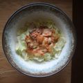 みるく茶's cooksnap of when they made ❤簡単おつまみ❤キムチーズdeきゃべつ.