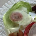 Ruriluru's cooksnap of when they made サラダの上に目玉焼き〜.