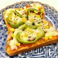 悠LOVE航's cooksnap of when they made 定番のピザトースト.