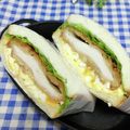 ととろ＆めい's cooksnap of when they made フライドチキンとタルタルソースでサンド.