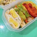 一番星寿美次郎's cooksnap of when they made 簡単レンジで５分☆たまご巾着☆お弁当にも.