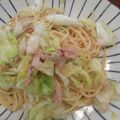 へのへのもへの's cooksnap of when they made 簡単すぎる☆ツナとレタスの冷製パスタ.