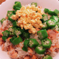 himhima72's cooksnap of when they made 鰻とオクラのちらし寿司弁当.