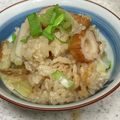 yummy?'s cooksnap of when they made 焼きネギとちくわの炊き込みご飯.
