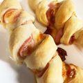 67luna's cooksnap of when they made HBで簡単カリカリ♡ハムとチーズのエピ.