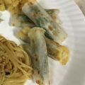 Ruriluru's cooksnap of when they made 余った餃子の皮で★簡単★大葉チーズ巻き.