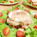 はぁる♪'s cooksnap of when they made 家で再現☆月見チーズバーガー(バーグ).