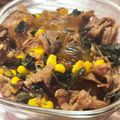 食育がんばりたい's cooksnap of when they made 甘辛い！牛肉と春雨の野菜炒め.