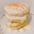 まほぷりん's cooksnap of when they made 簡単豆腐でホットケーキ卵なし牛乳なし.