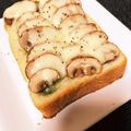 そらいろ猫's cooksnap of when they made バジルとマッシュルームのタルティーヌ.