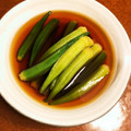 uerige's cooksnap of when they made 簡単♪おいも家の冷たいオクラ浸し.