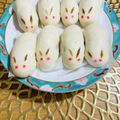 ボブナナ's cooksnap of when they made うさぎのお月見まんじゅう♪.