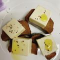 いちの＊'s cooksnap of when they made 旨ウマ♪いぶりがっこにチーズ.