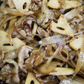 クックHBQ370☆'s cooksnap of when they made 豚バラとごぼう・蓮根の甘辛炒め.