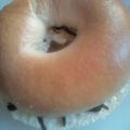 わこたこ's cooksnap of when they made ✿和風ベーグル✿クリチ＆塩昆布サンド！？.