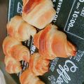 未熟者。's cooksnap of when they made レンジで時短サクサクパリパリクロワッサン.