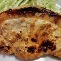 さむがりこ's cooksnap of when they made 厚切り豚ロースの塩麹焼き.