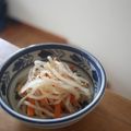 みるく茶's cooksnap of when they made おうち韓国★もやしと人参のナムル.