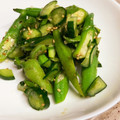 chikappe's cooksnap of when they made 簡単！オクラときゅうりの大葉和え.