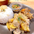 YUH♡ママ's cooksnap of when they made えのきと鶏じゃがの醤油マヨ炒め.