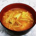 龍青空ママ's cooksnap of when they made ＊魚河岸あげとえのきのお味噌汁.