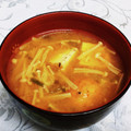 龍青空ママ's cooksnap of when they made ＊魚河岸あげとえのきのお味噌汁.