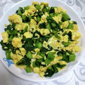 クックJBUYJV☆'s cooksnap of when they made つるむらさきとフワフワ卵のあっさり塩炒め.