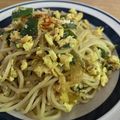 ayayahoney's cooksnap of when they made 高菜とふんわり卵の和風パスタ.