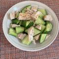 しゅい6's cooksnap of when they made きゅうりと鶏もも肉のサラダ.
