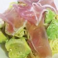 AirCat's cooksnap of when they made 簡単10分＊生ハムとアボカドのパスタ.