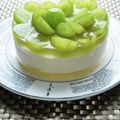 ほか弁ママ's cooksnap of when they made シャインマスカットのレアチーズケーキ.
