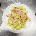 ダイエッターひさ子's cooksnap of when they made キャベツ 葉脈の軸 の活用.