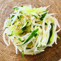 azbjbn's cooksnap of when they made もやしときゅうりのナムル.
