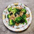 コムギ大好き's cooksnap of when they made ブロッコリーと胡麻だれ豚こま肉のサラダ.