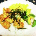 龍青空ママ's cooksnap of when they made 鶏胸肉☆アボカド甘酢だれ丼.
